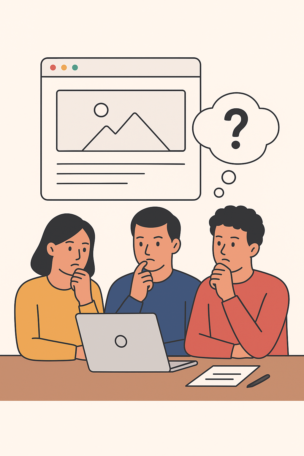 checklist avant de créer un site web